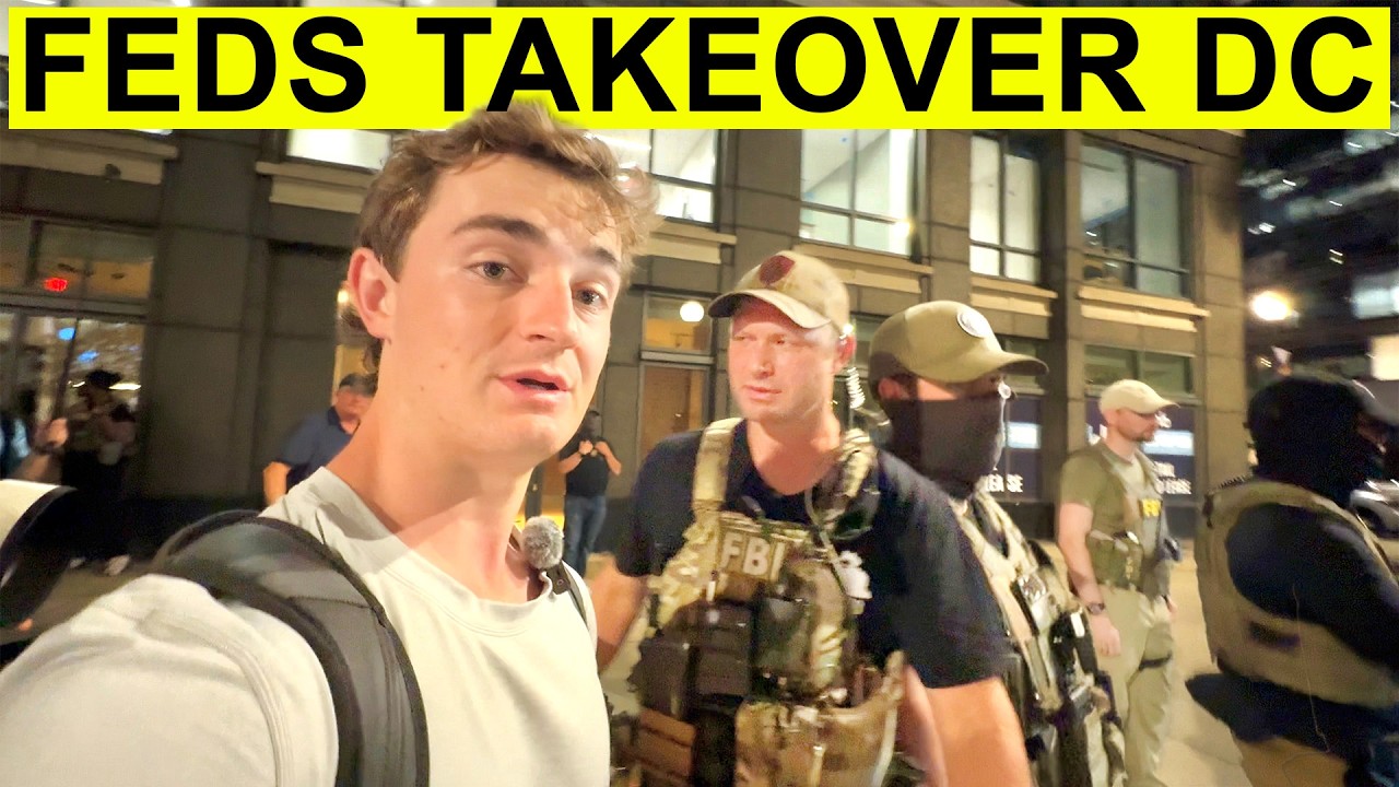 Inside Trump's Federal Takeover in Washington DC 🚨 | Protesters Clash with Feds