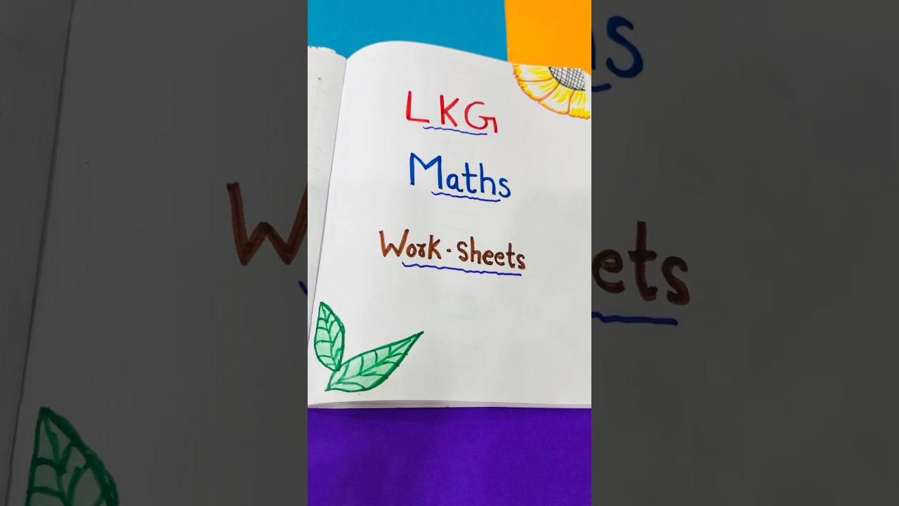 Engaging LKG Maths Worksheets for Kids | Fun Preschool Learning Activities 📝