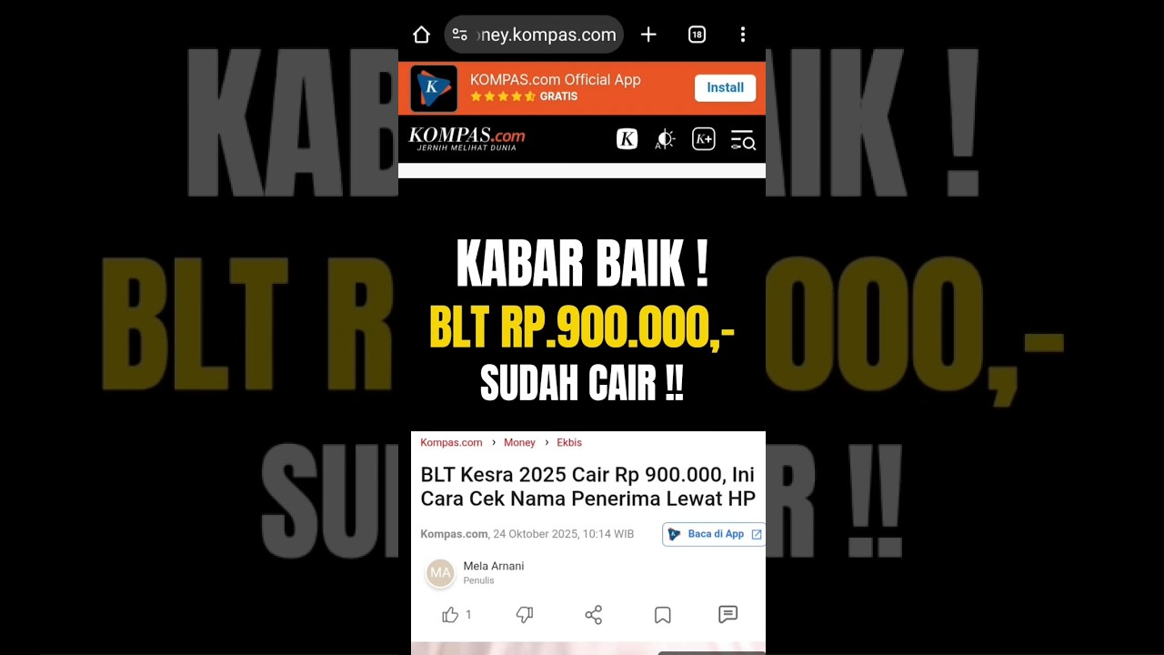Cek Jadwal dan Cara Ambil BLT Kesra 💰