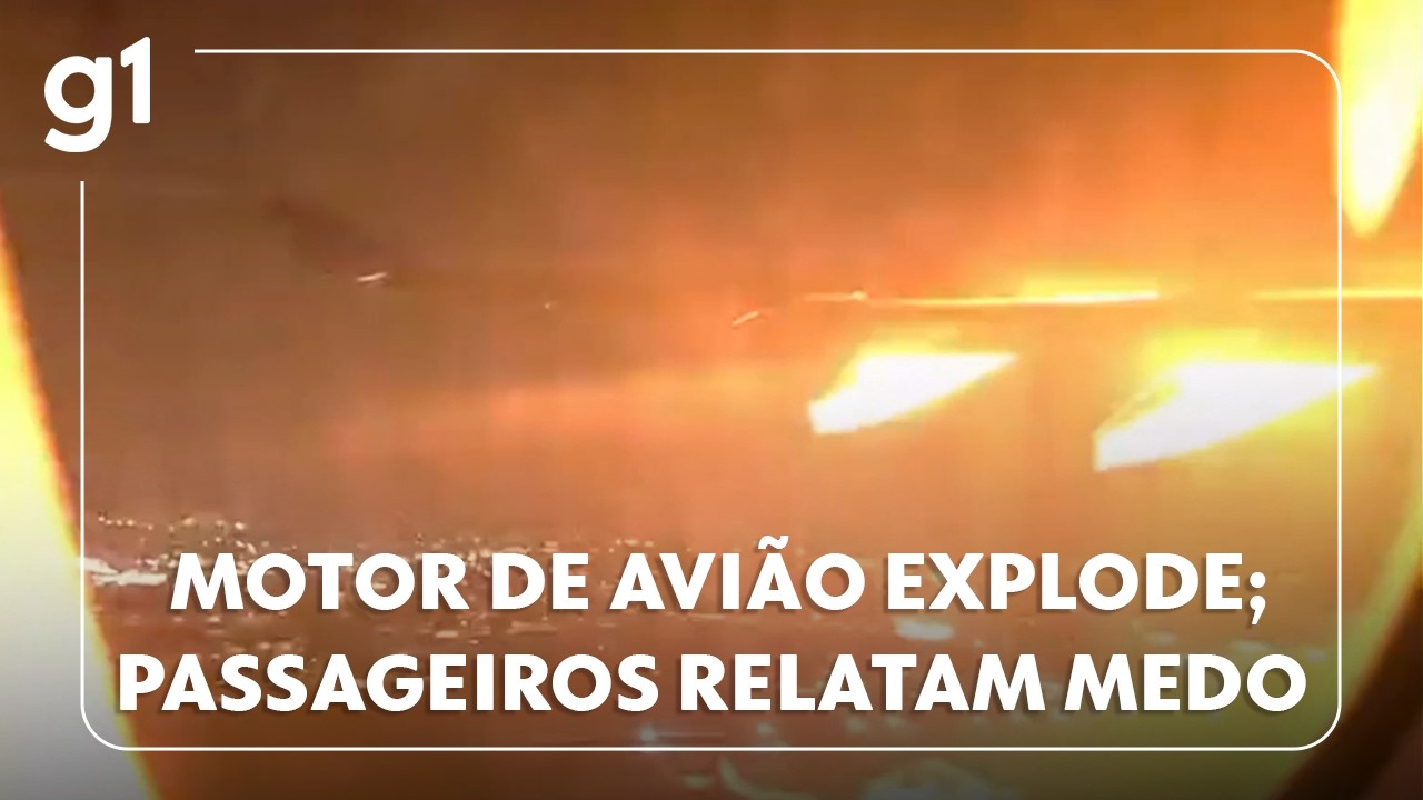 Turbina de avião explode após decolagem em Guarulhos; passageiros relatam pânico a bordo