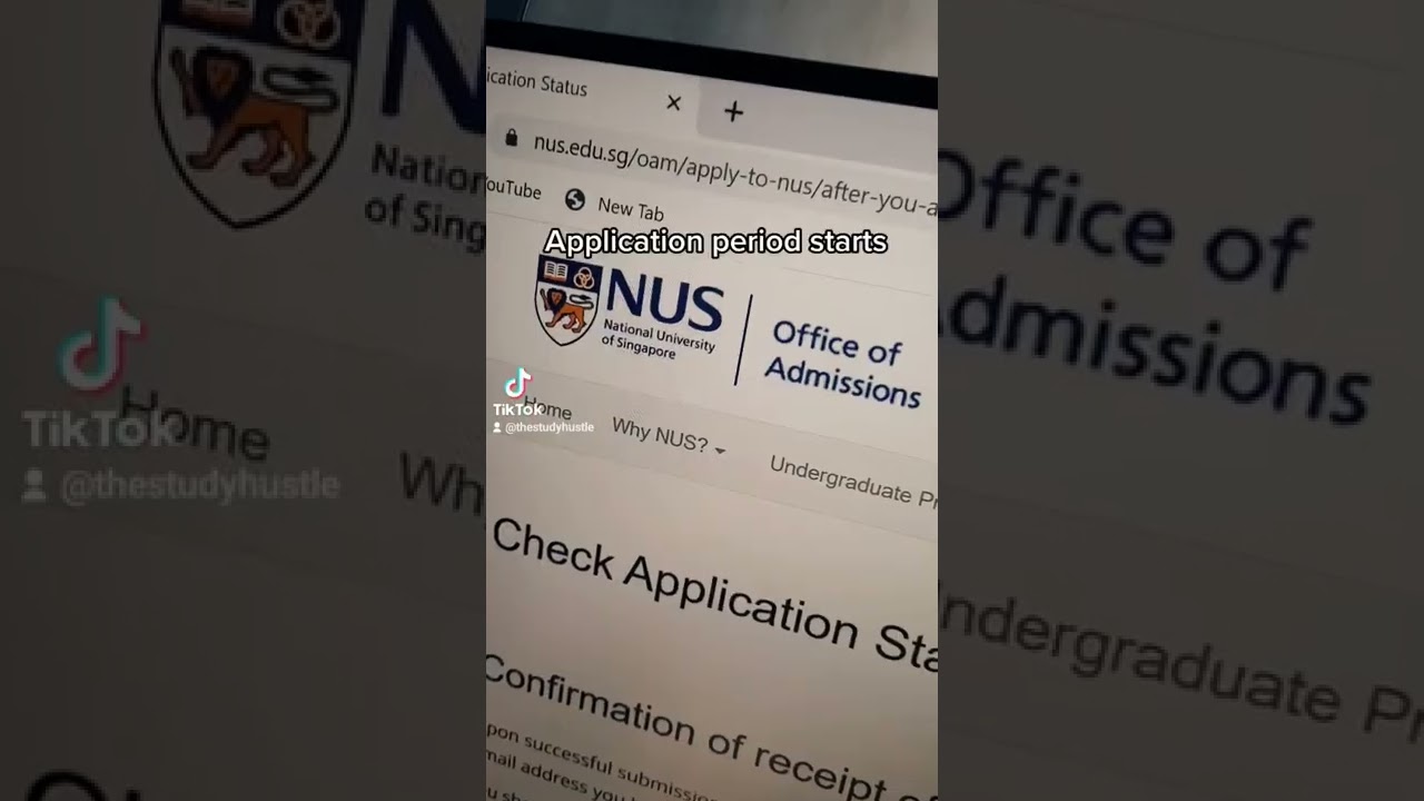 My NUS Application Journey: Tips & Insights for Future Students 🎓