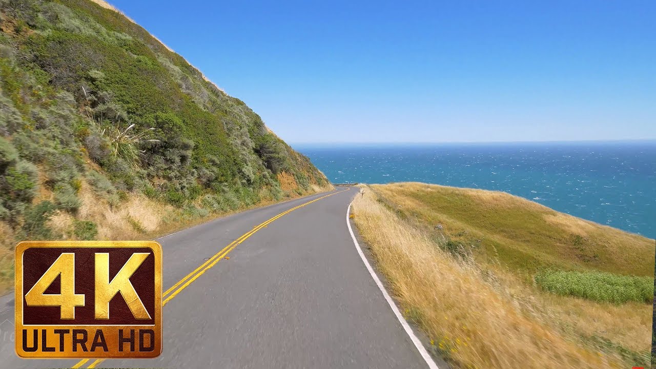 4K California Coast Bike Ride 🚴‍♂️ - Coleman Valley