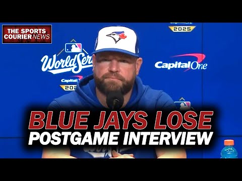 Blue Jays Manager John Schneider on World Series Loss to Dodgers