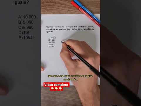 Análise Combinatória #enem #concursos