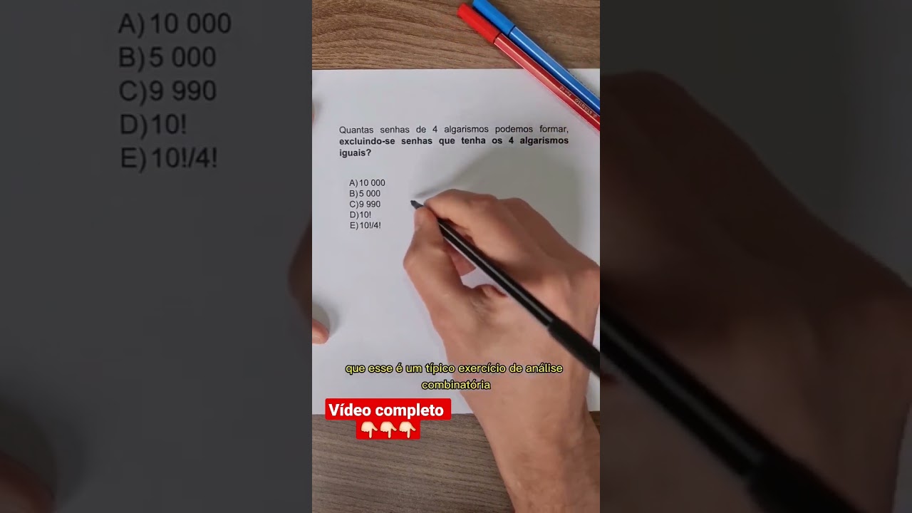 Análise Combinatória para ENEM e Concursos