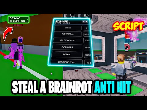 [🎃SYLLINSE HUB ANTI HIT] Steal a Brainrot SCRIPT (ROBLOX)🔥ANTI HIT,  SUPER JUMP, FLY TO BEST & MORE