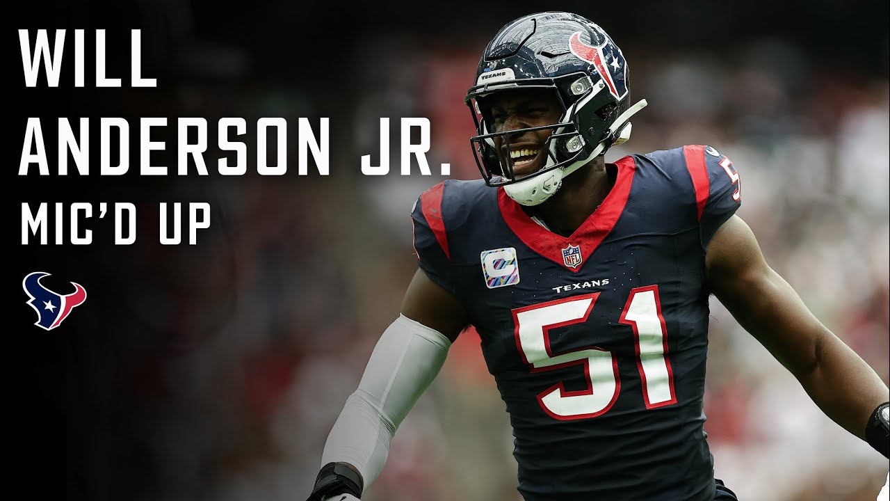 Watch Will Anderson Jr. Mic'd Up vs. Saints ποΈ - Intensity Unleashed!