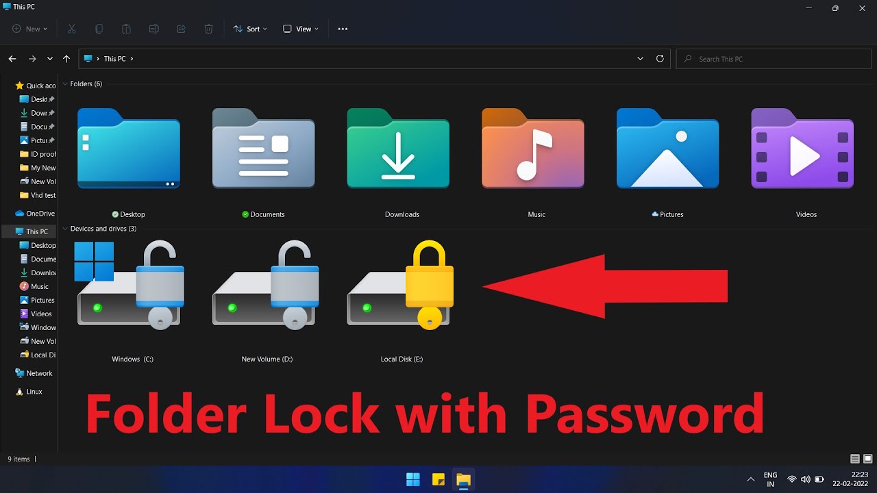 Lock Folders with Password in Windows 11π