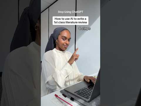This is how to write an essay from start to end using AI #researchwriting #literaturereview