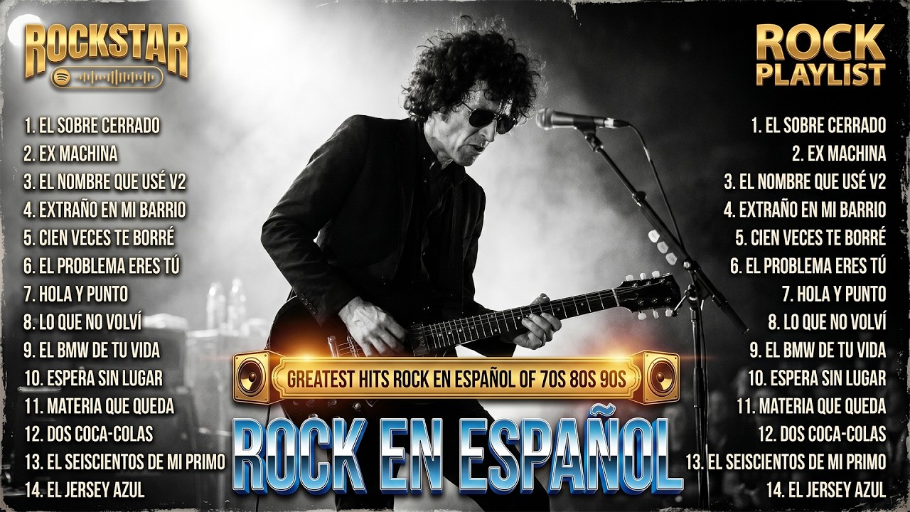 Rock en Español 80s & 90s: Bandas Icónicas 🎸