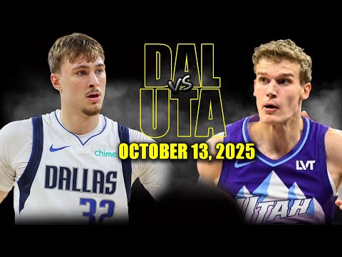 Dallas Mavericks vs Utah Jazz Full Game Highlights - October 13, 2025 | NBA Preseason