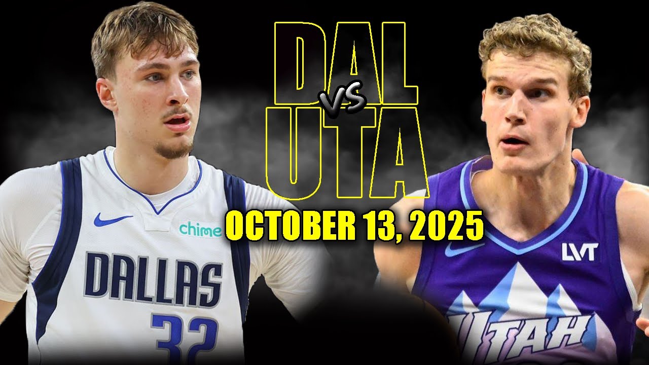 Dallas Mavericks vs Utah Jazz | Full Game Highlights | October 13, 2025 🏀