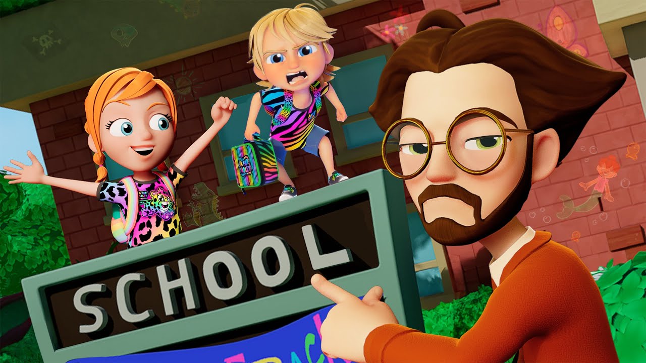 Adley & Niko's First Day: A+ & Creative Drawings 🖍️