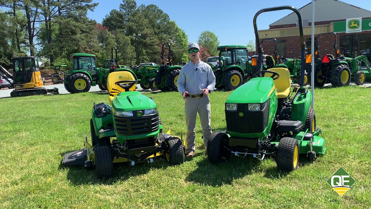 Mowers for Homeowners: Compare the John Deere X730 and 1023E