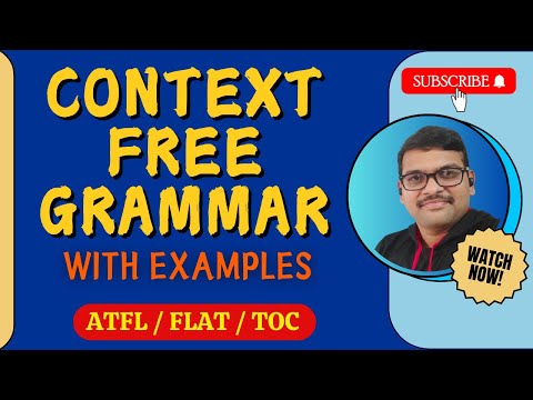 27-CONTEXT FREE GRAMMAR IN AUTOMATA THEORY || CFG IN ATFL || TOC || AUTOMATA THEORY