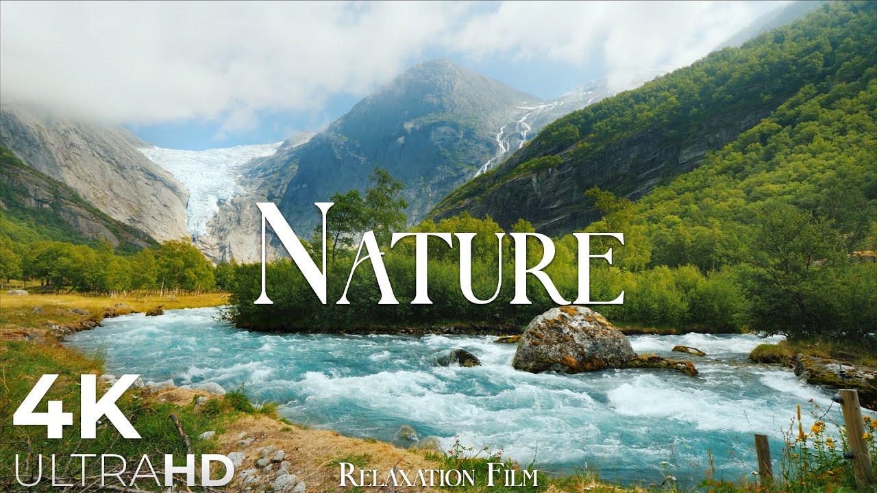 Relaxing 4K Nature Film 🌿 - Peaceful Music & Scenic Views