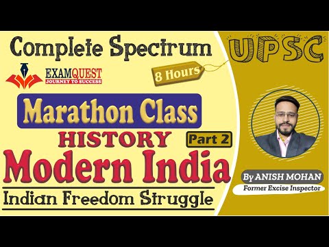 Marathon Class | History-Modern India | Indian Freedom Struggle(spectrum) for UPSC EPFO | Part 2