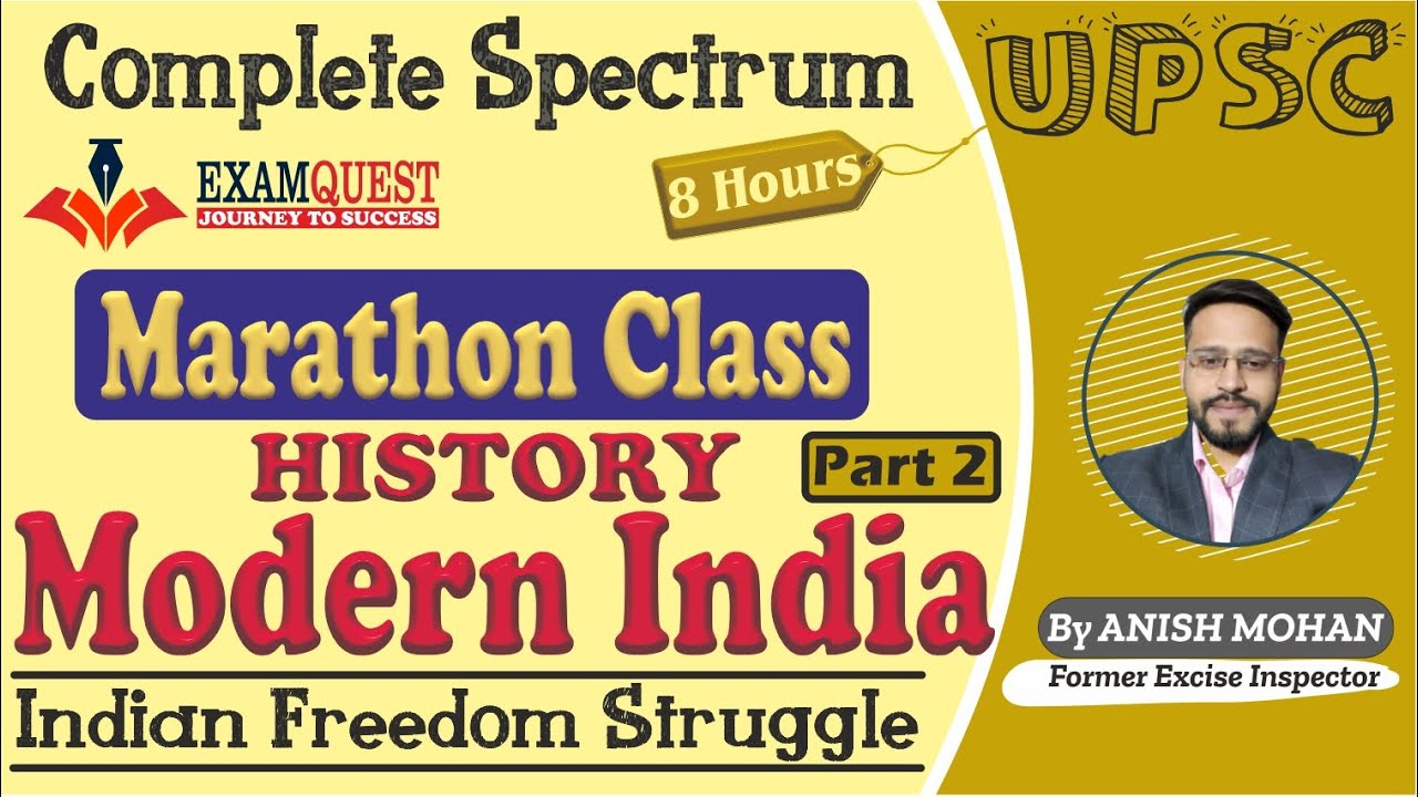 Marathon Class: Modern Indian History & Freedom Struggle for UPSC EPFO 📚 | Part 2