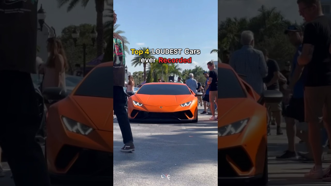 Top 4 Loudest Cars Ever Recorded 🚗🔥