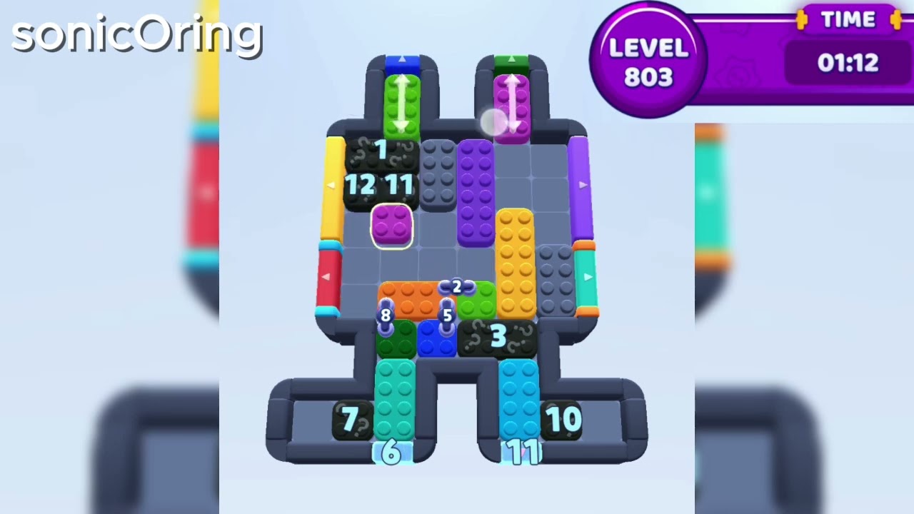 Color Block Jam Level 803 Solution 🟦