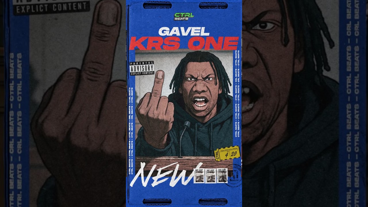 KRS-One's New Track 'Gavel' 🎤 | Official Anime-Style Music Video