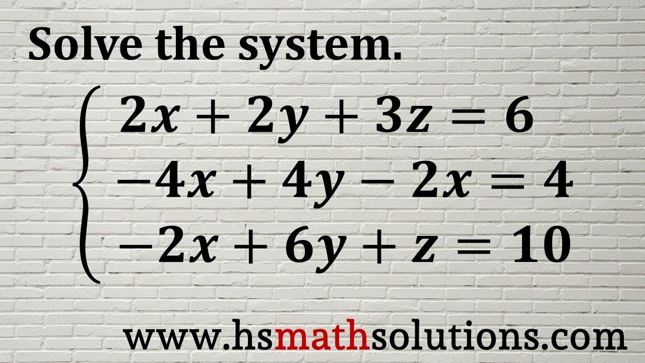 Mastering Substitution Method to Solve 3-Variable Linear Systems 🔢