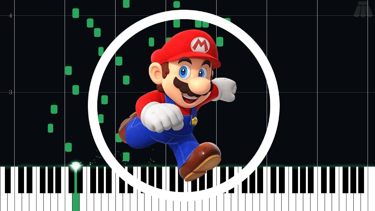 Fuzzy Flood Mine Piano Tutorial 🎹 - Super Mario 3D World