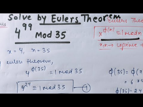 Euler's theorem numerical examples | Important for exams