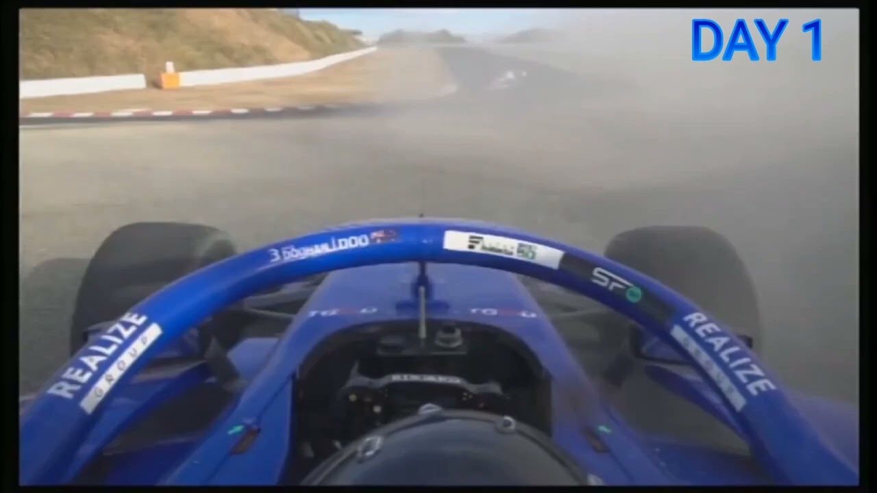 Jack Doohan crash compilation in super formula rookie test 