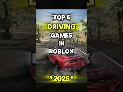 Top 5 "DRIVING" Games in Roblox *2025* #roblox #robloxgames #shorts