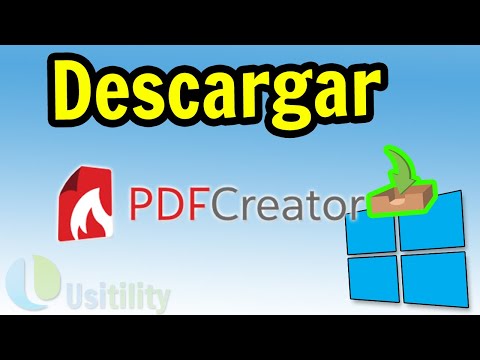 📥 Cómo DESCARGAR PDFCreator Free para PC en ESPAÑOL ▶ Instalar PDFCreator para Windows 10 Usitility1