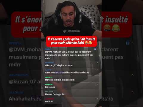 HAMZA SUR L'EMBROUILLE DE BALTI ET AD LAURENT