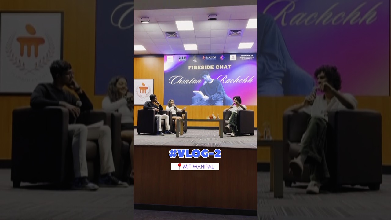 Hosting Netflix Star Chintan Rachh in Manipal 🎬