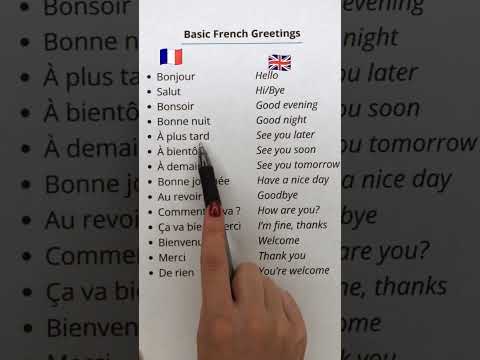 Basic french to english