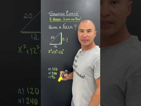 COMO ACHAR A ÁREA DO TRIÂNGULO 📐