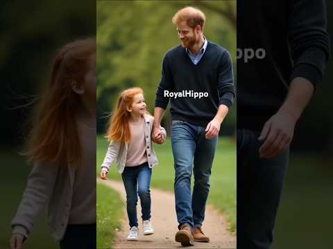 Prince Harry and Daughter Lilibet #princeharry #lilibet #happy #father #daughter #royal #meghan