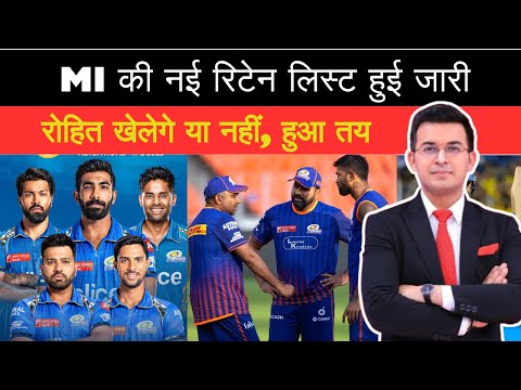 IPL Auction 2026: MI’s Final Retention List | 5 Players Released? | Rohit Sharma’s Big Update!