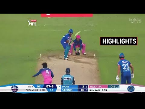 Delhi Capitals vs Rajasthan Royals IPL 2020 Highlights
