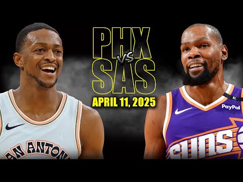 Phoenix Suns vs San Antonio Spurs Full Game Highlights - April 11, 2025 | Regular Season