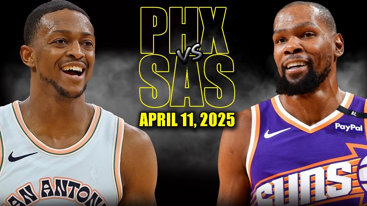 Phoenix Suns vs San Antonio Spurs | Full Game Highlights | April 11, 2025 π
