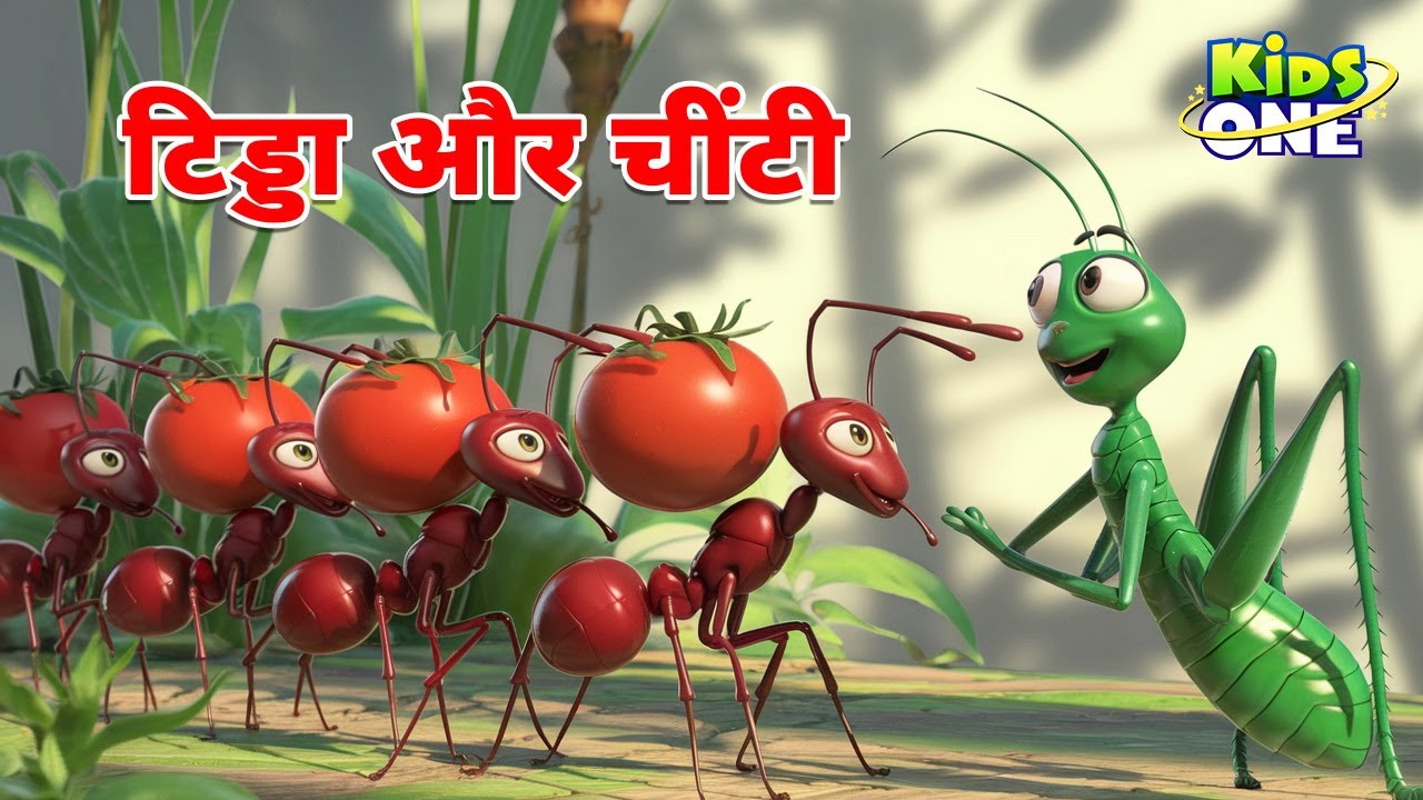 टिड्डा और चींटी: सीखें मेहनत का महत्व 🐜