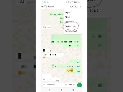 How to Export Chat from Whatsapp | Whatsapp Chat Export Kaise kare | How to Transfer Whatsapp Chats