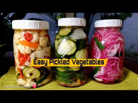 Easy Homemade Pickled Vegetables ❤️