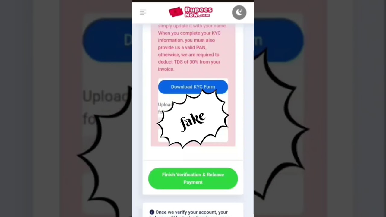 Beware of Fake Websites Claiming Easy Money 💸