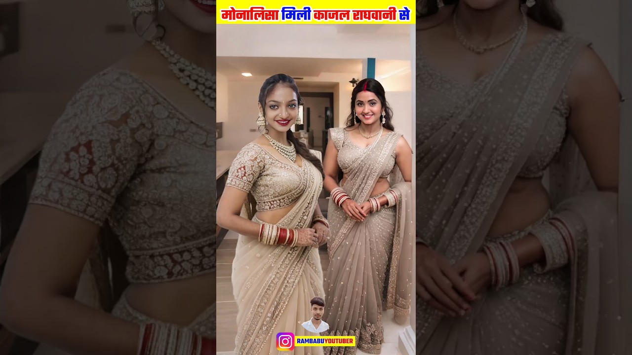 मोनालिसा और काजल राघवानी की AI वीडियो 🤖