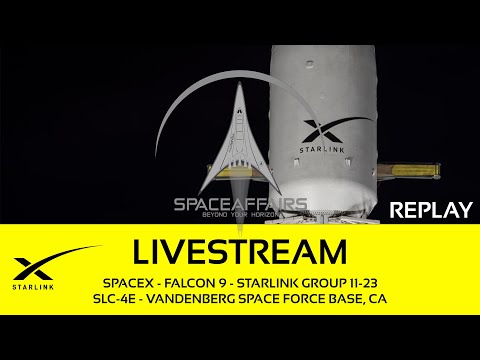SpaceX - Falcon 9 - Starlink 11-23 - SLC-4E - Vandenberg SFB - October 31, 2025