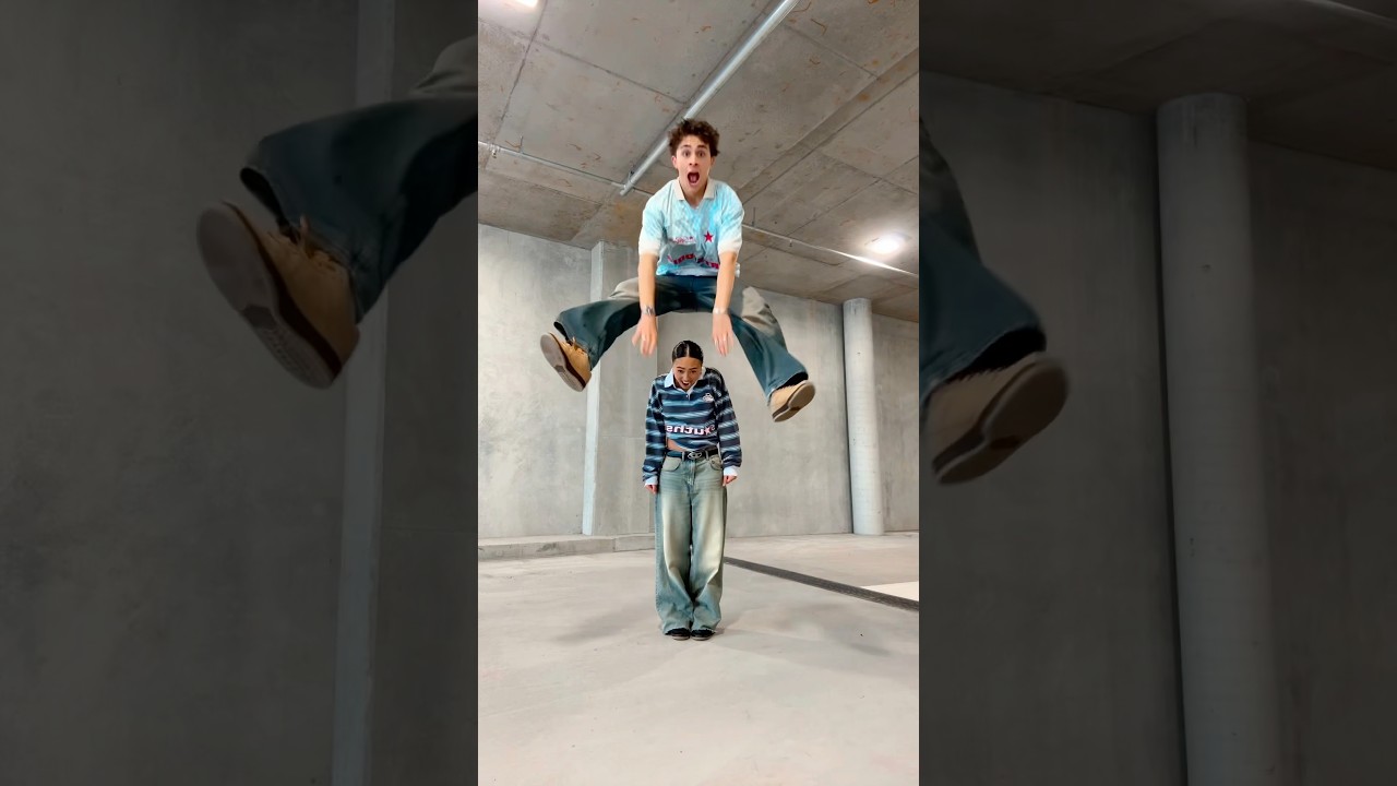 Viral TikTok Dance Tonight! 🤭🔥 | Cadel and Mia 🩵 #shorts #dance