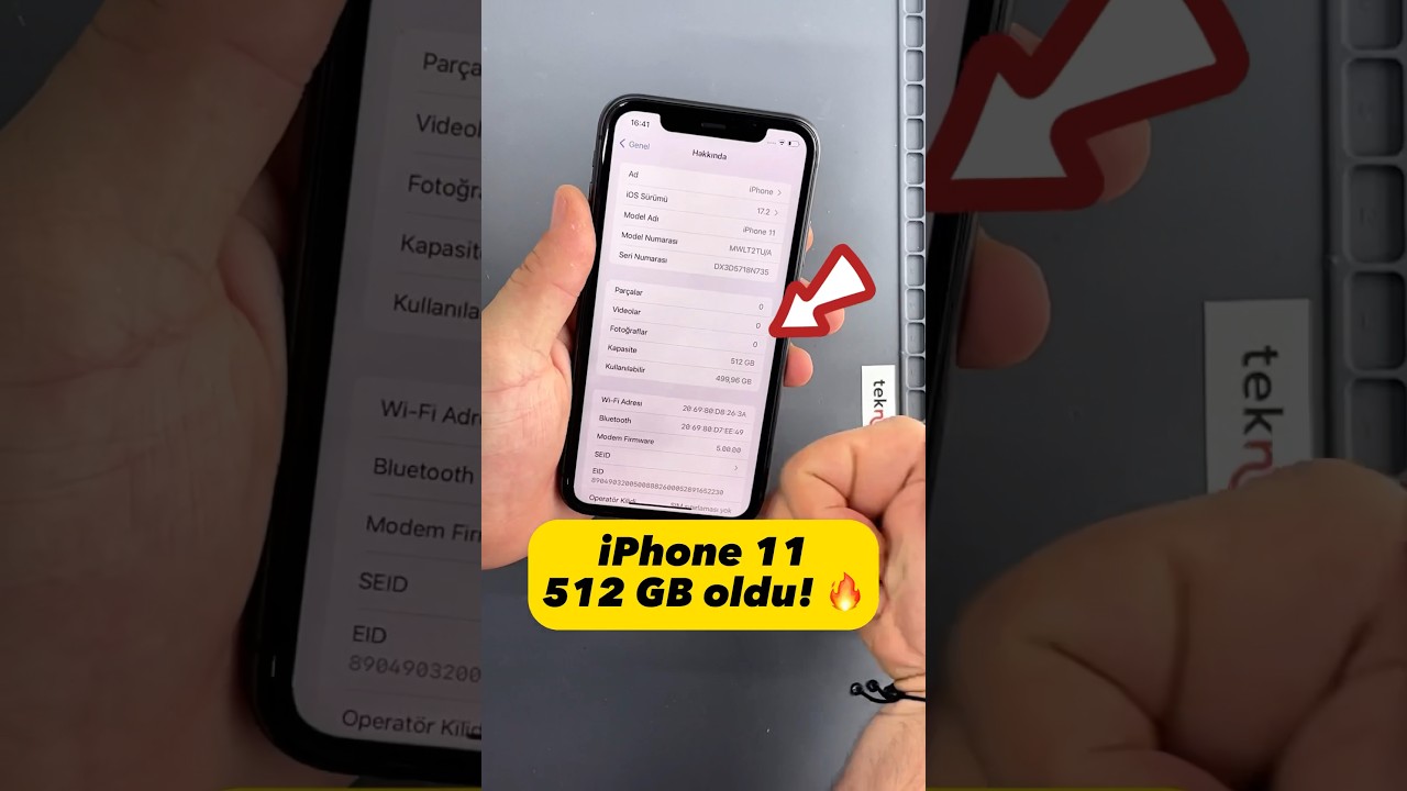 iPhone 11 512GB'ye Yükseltildi! 🔥