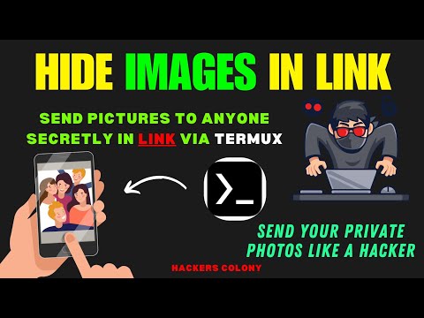 Hide Images in Link using Termux | Steganography in Termux 