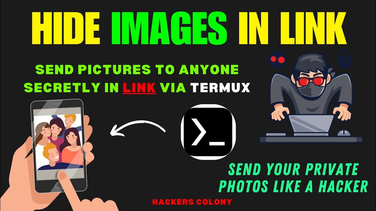 How to Hide Images in Links Using Termux 🕵️‍♂️ | Steganography Tutorial